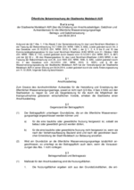 Dateivorschau: Beitrags- und Gebührensatzung zur Wasserversorgungssatzung einschl. 4. Änderung