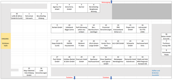 Ausstellerplan
