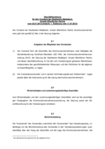 Dateivorschau: Geschäftsordnung Vorstand einschl. 1. Änderung vom 17.07.2013