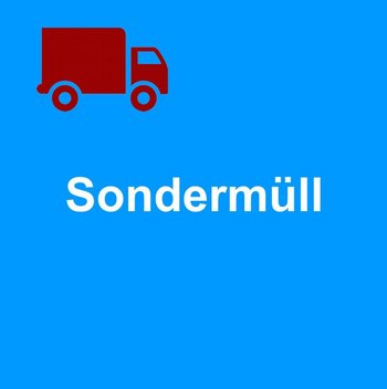 Sondermüll - Gift- und Schadstoffentsorgung