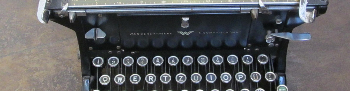 Organisation der Stadt Medebach - alte Schreibmaschine