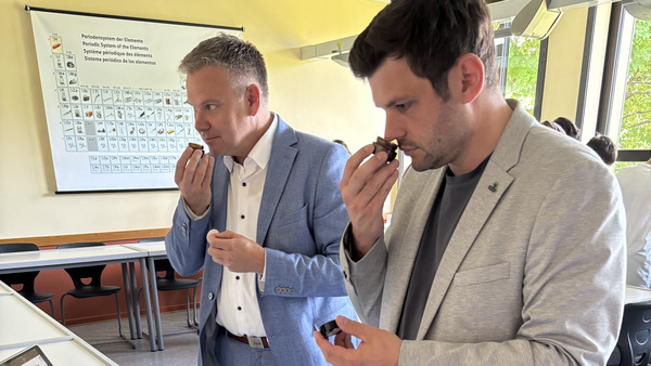 Bürgermeister Enrico Eppner und Thomas Grosche 