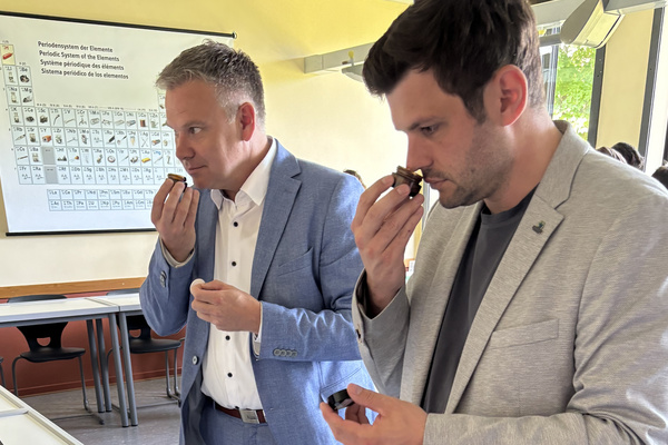 Bürgermeister Enrico Eppner und Thomas Grosche 