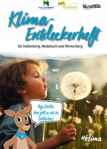 Titelseite: Klima-Entdeckerheft Hallenberg, Medebach, Winterberg