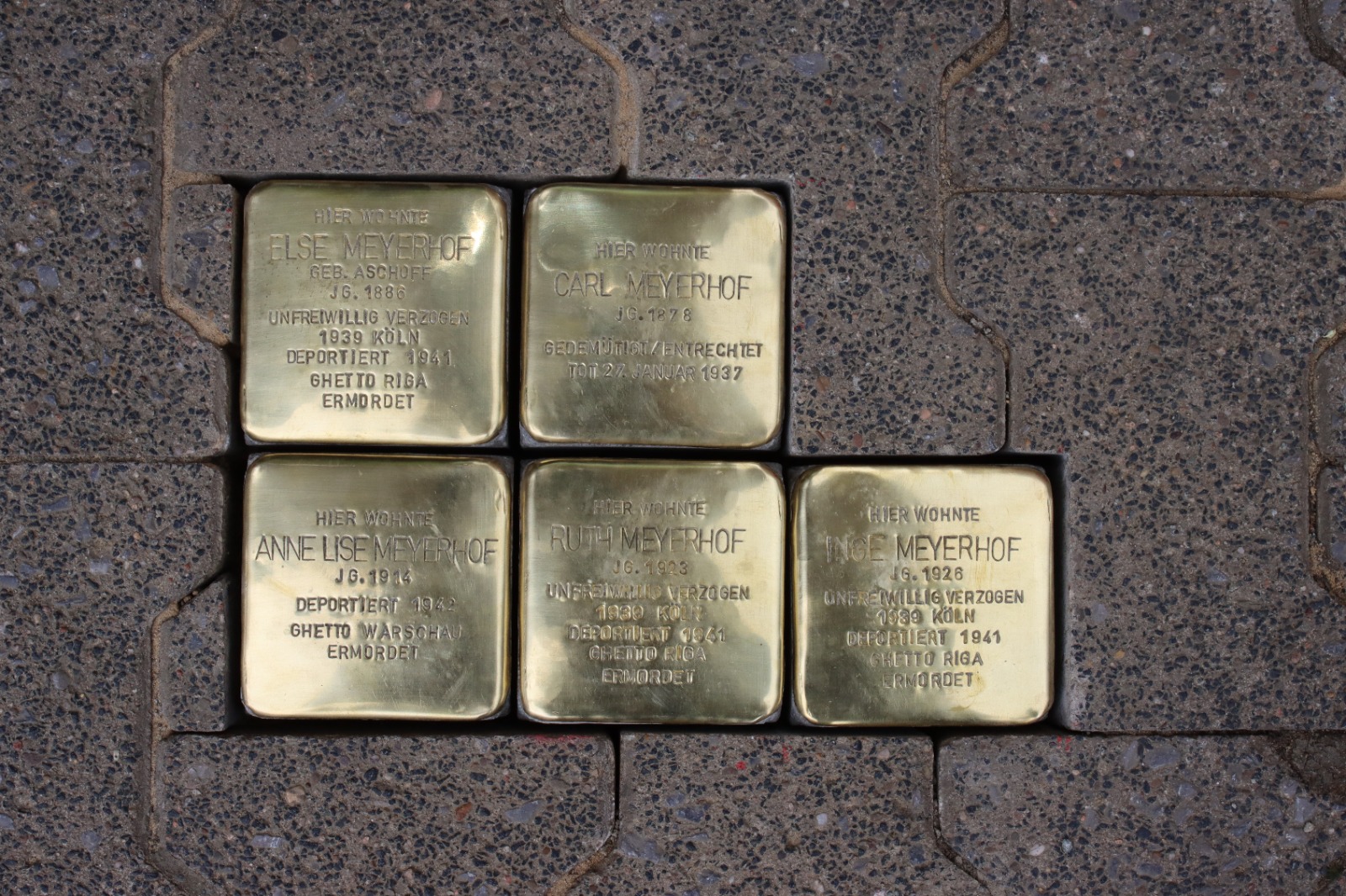 Verlegung Stolpersteine 2025