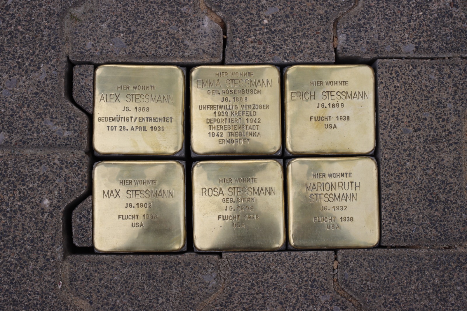 Verlegung Stolpersteine 2025