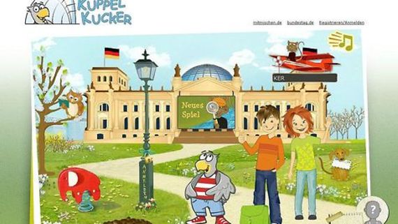 Kinderportal des Bundestages